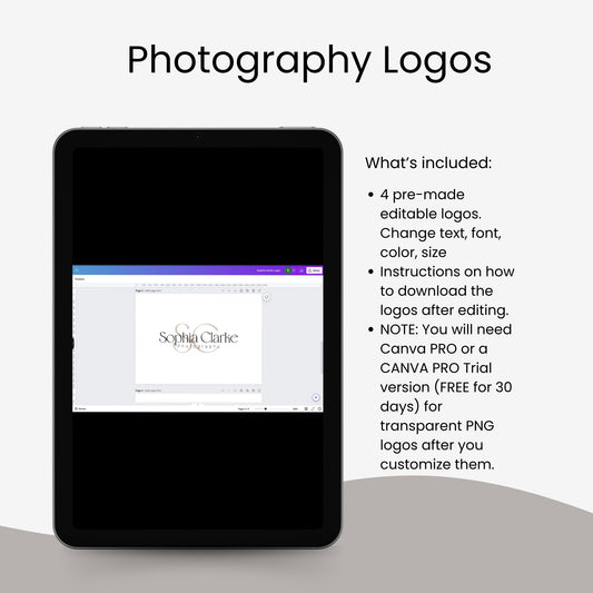 Photographer Logo, Photography Logo Design Template, Photographer Watermark Design Template, Signature Logo, Watermark Logo, Logo Template
