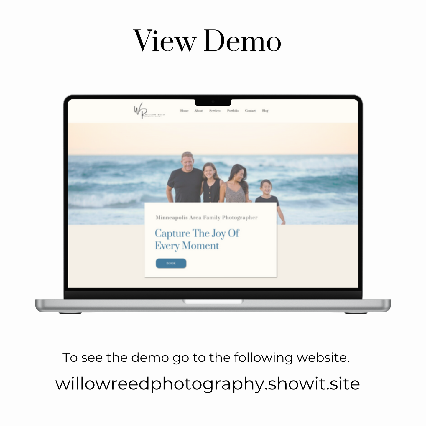 Showit Website Template for Portrait Photographer, Showit Template for Photographers, Showit Portfolio Template, Photography Website