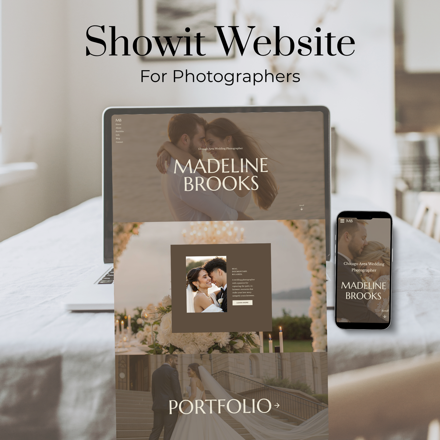 Showit Website Template | Madeline Brooks