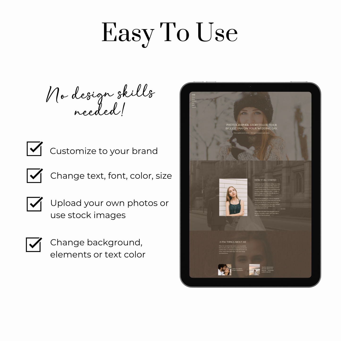 Showit Website Template | Madeline Brooks