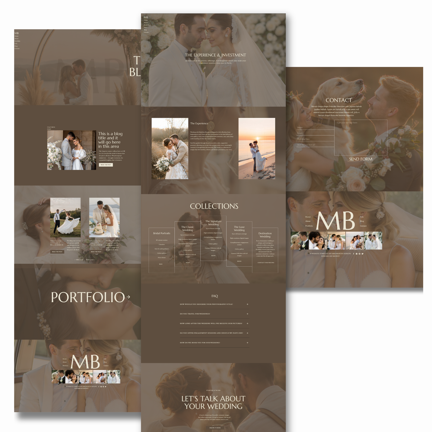 Showit Website Template | Madeline Brooks