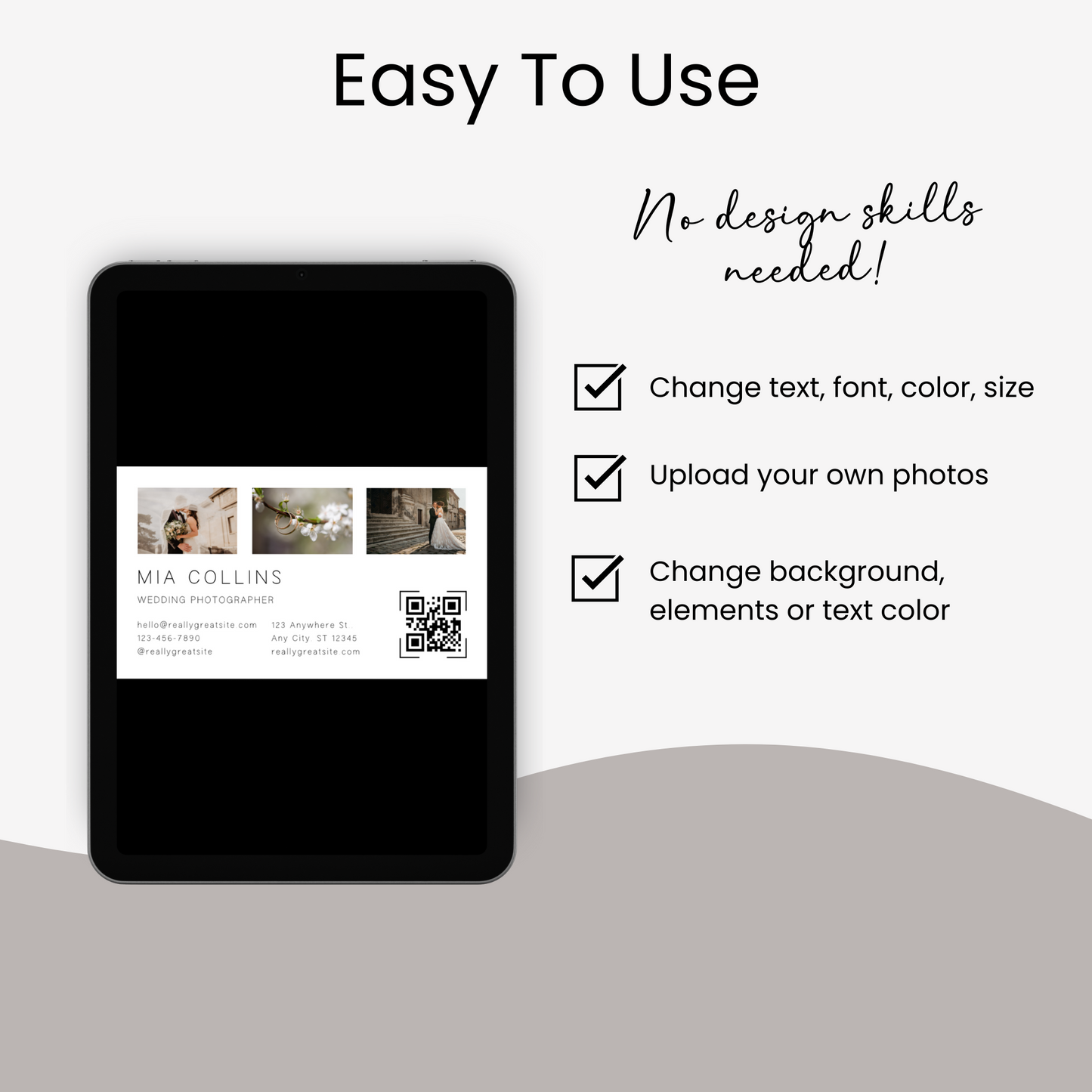 Photographer Business Card Template