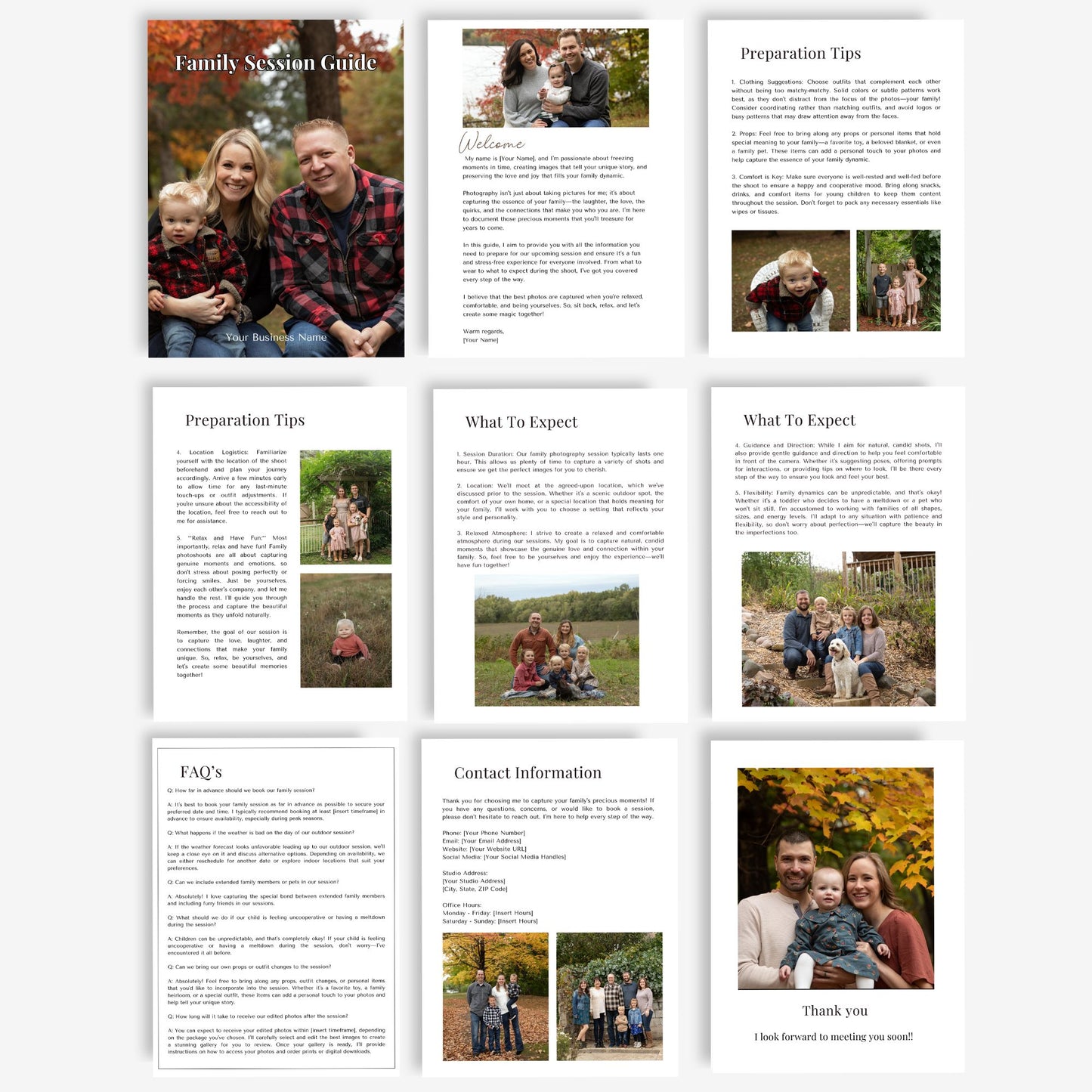 Family Photography Session Guide