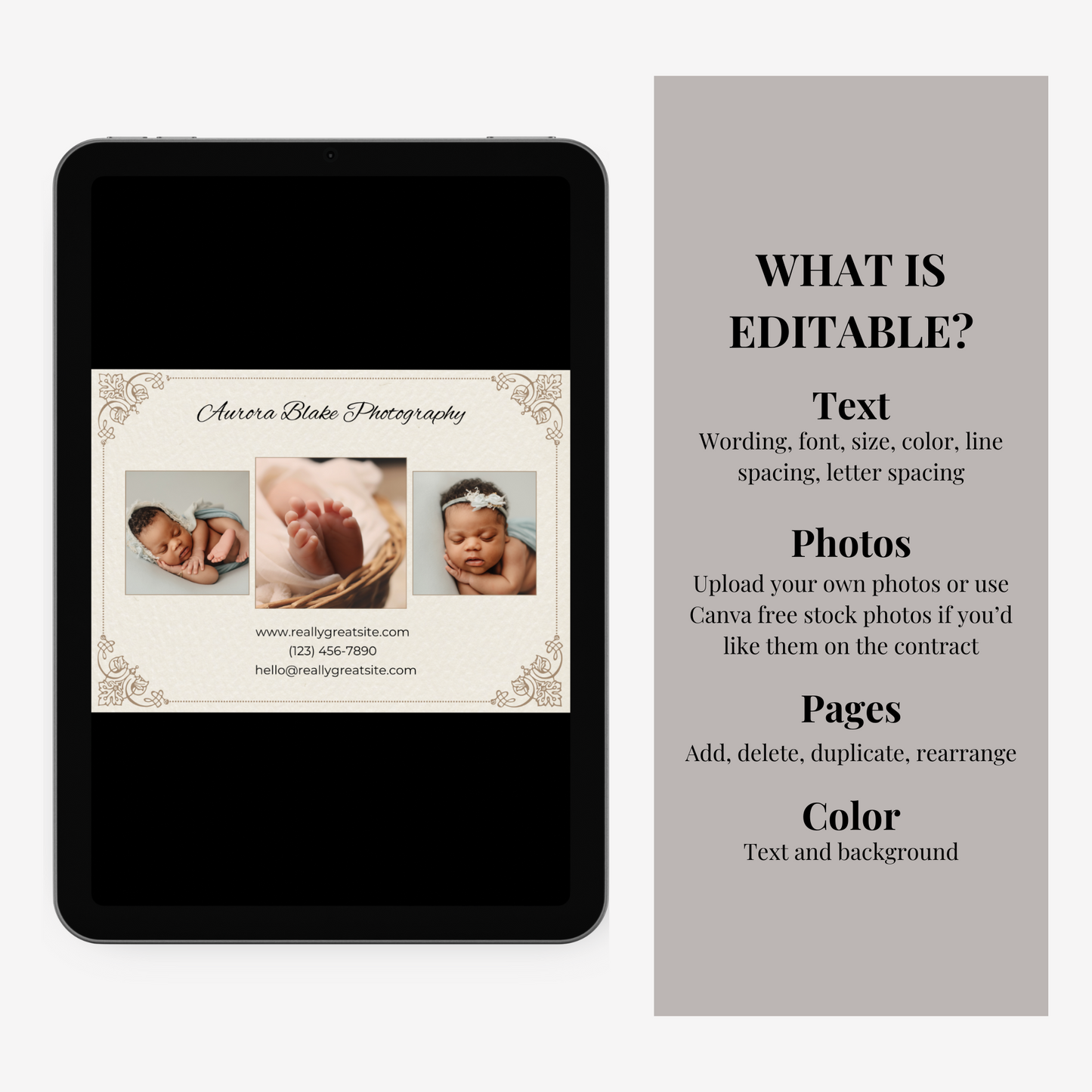 Photography Gift Certificate