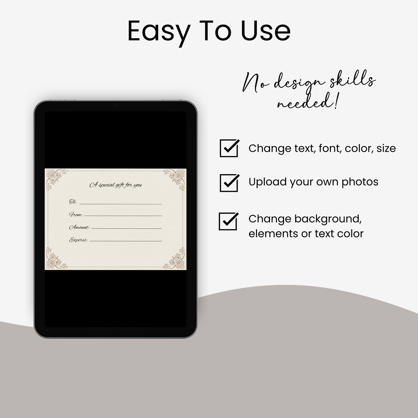 Photography Gift Certificate