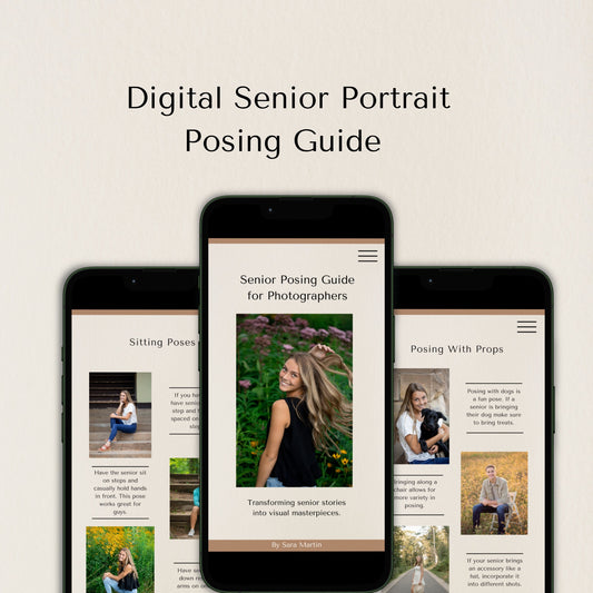 Senior Photography Posing Guide, Digital Photography Guide, Senior Photographer Posing Guide, Style Guide, What To Wear Guide
