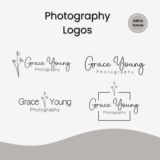 Photographer Logo, Photographer Watermark Design Template, Photography Logo Template, Signature Logo, Watermark Logo