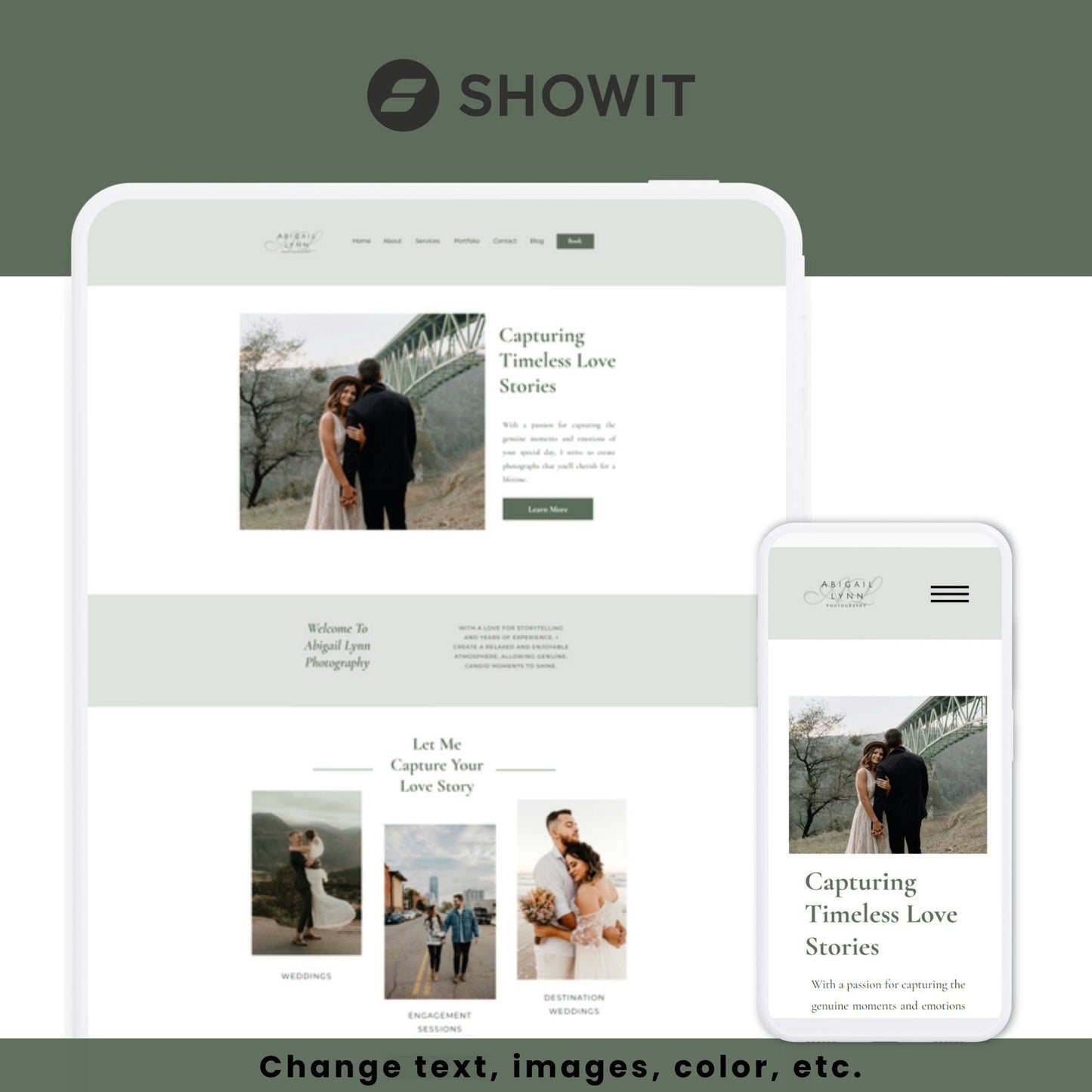 Showit Website Template For Wedding Photographers, Showit Photography Website Template, Showit Portfolio Website, Photographer Website