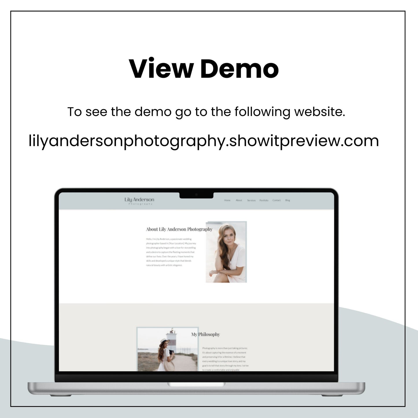 Showit Website Template for Wedding Photographer, Showit Template for Photographers, Showit Portfolio Template, Photography Website