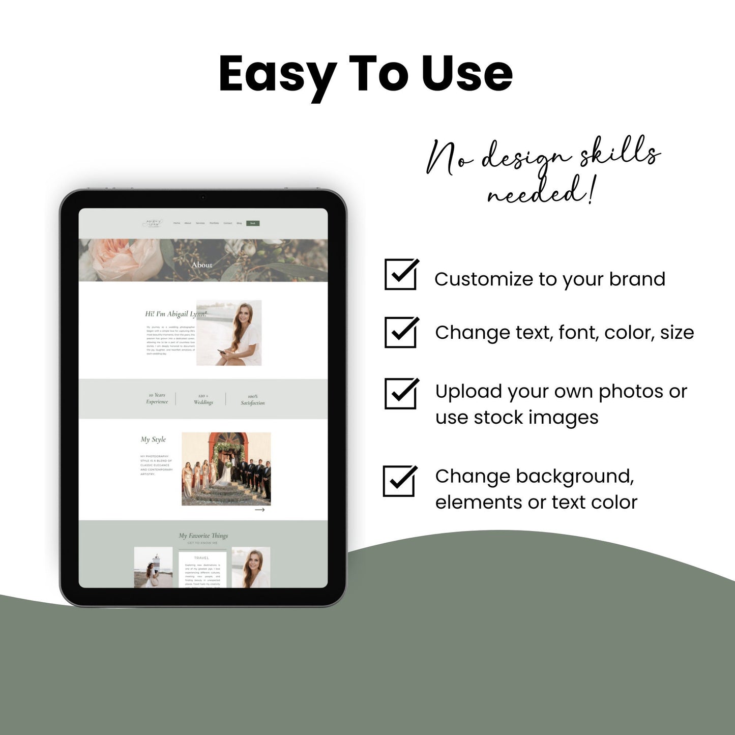 Showit Website Template For Wedding Photographers, Showit Photography Website Template, Showit Portfolio Website, Photographer Website